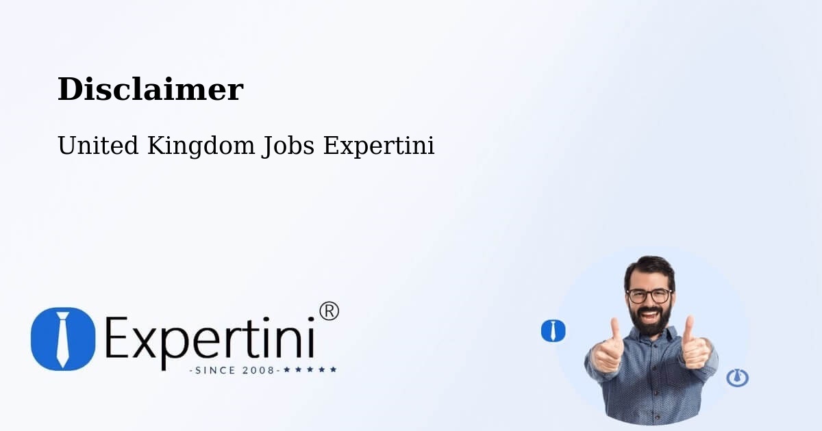 Disclaimer – Camberley - United Kingdom Jobs Expertini