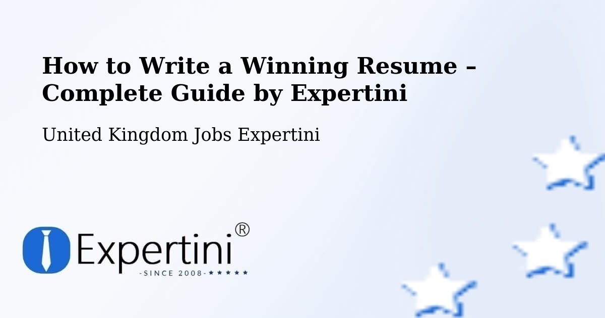 Resume Writing Guide for Job Seekers – Camberley - Camberley, United Kingdom Jobs Expertini